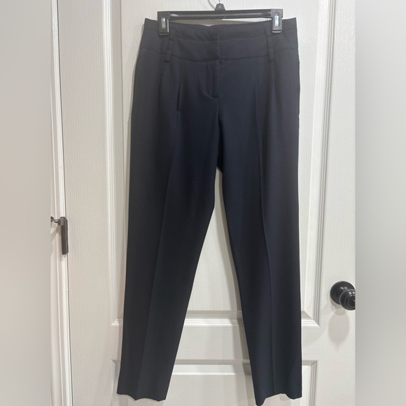 Zara Pants - Zara Basic Black Trousers, Pleated, Triple Belt Loop, Slacks, Woman’s Size XS